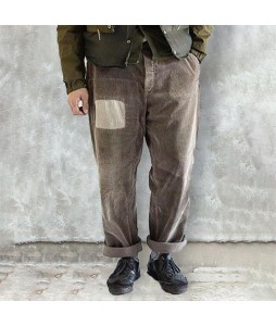 Men's  Patchwork Design Trousers