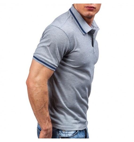 Men's Fashion Sports Short Sleeve Casual Polo Shirt