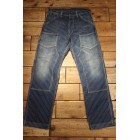 1920-1930s indigo WABASH striped retro jeans