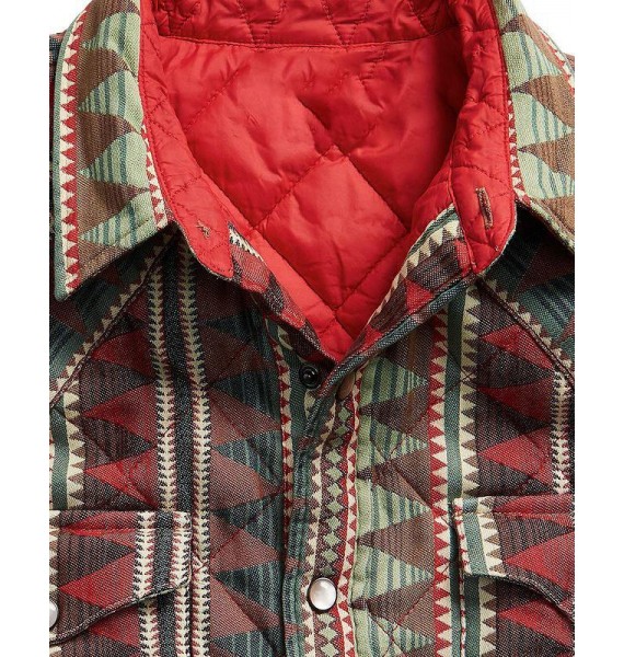 Men's  British Fashion Geometric Print Casual Jacket