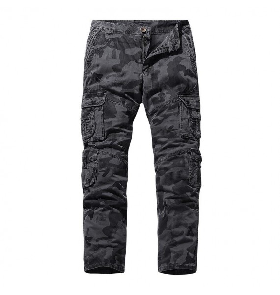Men's Multi-pocket Outdoor Cotton Camoufge Cargo Pants