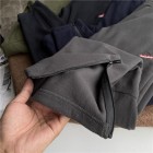 Men's Fleece Zip-Up Hem Warm Pants