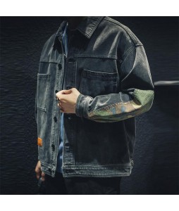Men's Multi-pocket Artistic Style Denim Jacket