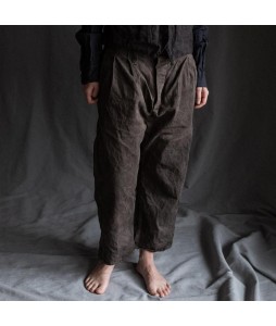 Cssic French work pants with natural dyed buttons