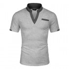Men's Casual Colorblock POLO Shirt