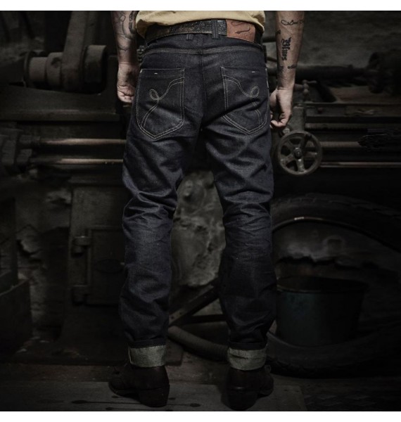 Greasy Selvedge denim jeans