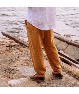 Men's Loose And Comfortable Linen Pants