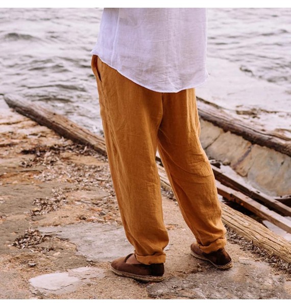Men's Loose And Comfortable Linen Pants