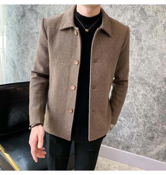 Men's Business Casual Pin Long Sleeve Jacket