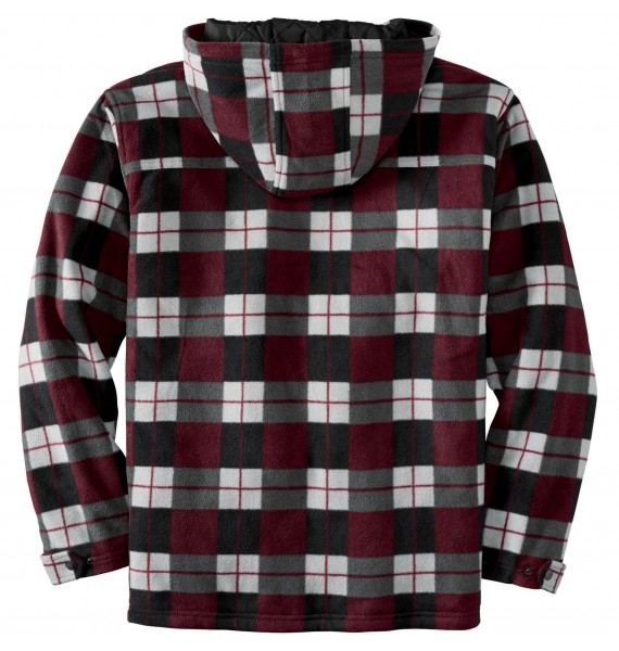 Men's Autumn & Winter Casual Check Hooded Jacket