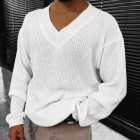 Men's Casual V-Neck Sweater