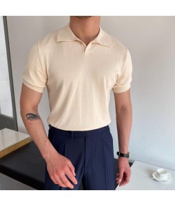 Gentlemans Cssic Pin Knitted Polo Shirt