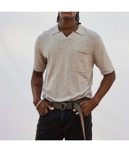 Men's Comfort Knited Casual Polo T-shirt