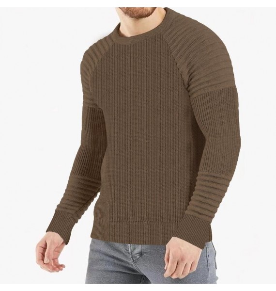 Men's  Pleated Thermal Sweater