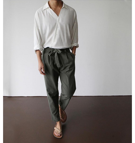 Gentleman Pin Temperament Long-sleeved Shirt