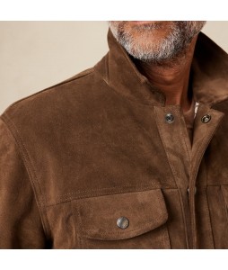 Men's Cssic  Gentleman Brown Cargo Jacket
