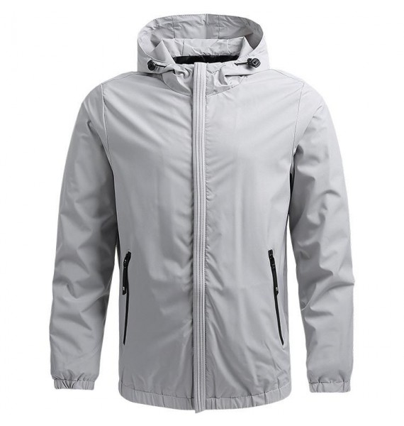 Men's Casual Windproof Warm Sports Hooded Jacket