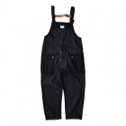 Contrast-paneled  Overalls