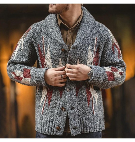 Men's  Jacquard Knit Sweater