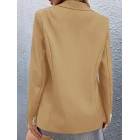 Fall/Winter Casual Long-sleeved Solid Color Bzer