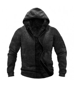 Men's Winter Warm Fleece Hooded Jacket