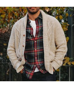 Men's  Casual Wool Sweater