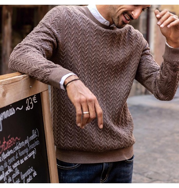 Men's Casual Pullover Sweater