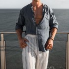 Beach Linen Long Sleeve Shirt