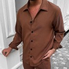 Men's Holiday Pin Pin Long Sleeve Shirt