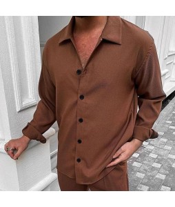 Men's Holiday Pin Pin Long Sleeve Shirt