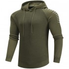 Men's Casual Solid Color Hooded Knit Sweater