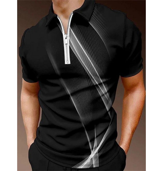 Men's Casual Loose Polo Shirt
