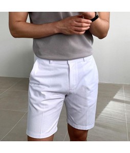 Gentleman Elegant Casual Shorts Mens Pants